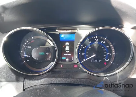 2013 Hyundai Sonata Hybrid Limited z USA, uszkodzony, nr VIN KMHEC4A43DA074241